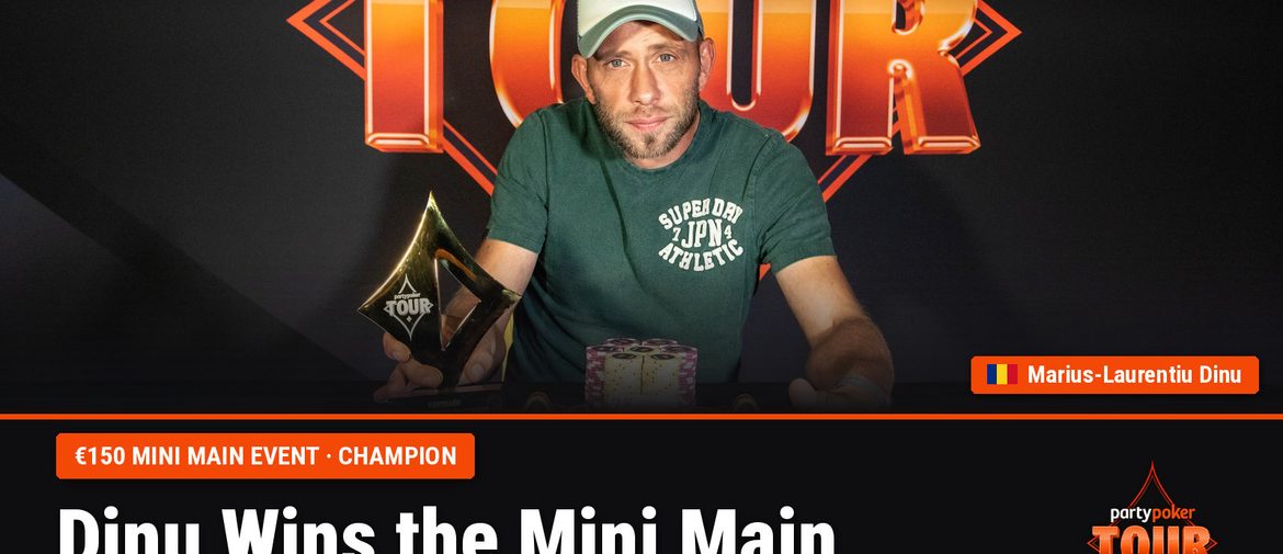 Dinu Captures Mini Main Event Glory as Hutchins and Ruiz Win Side Events at PartyPoker Tour Castellón