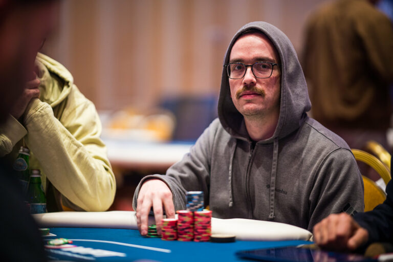 Mark Mounsey Leads the Final 45 in the 2023 WPT World Championship Main Event