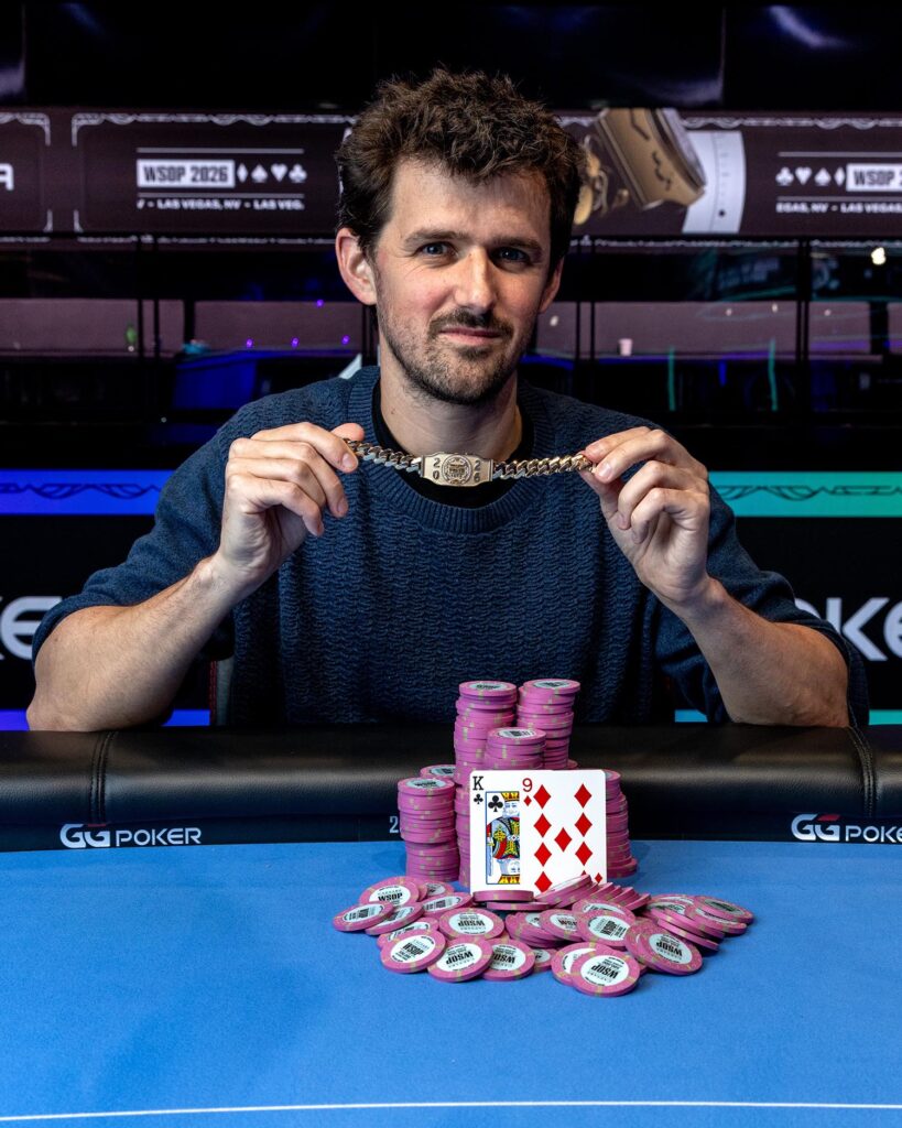 Matthew Moss 2026 WSOP Event #43: $800 8-Handed Deepstack No-Limit Bracelet Win