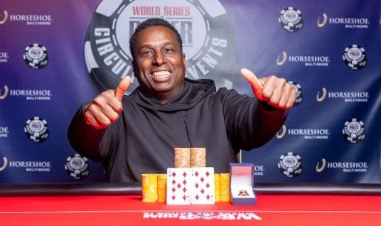 Maurice Hawkins won the WSOPC Horseshoe Baltimore Main Event.