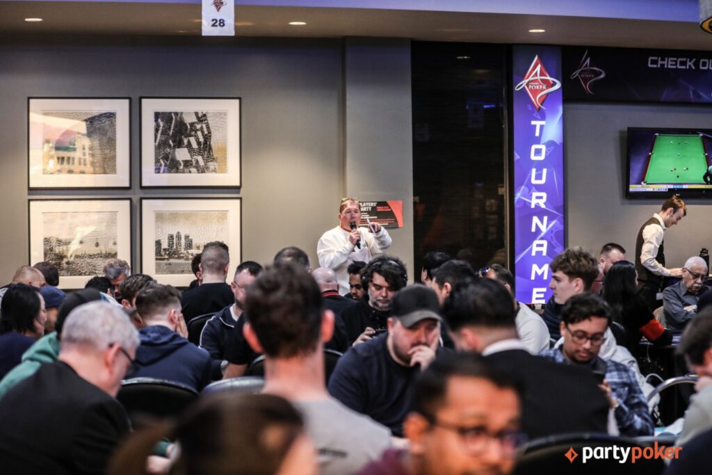 2025 PartyPoker Tour UK London £150 Mini Main Event Day 1c