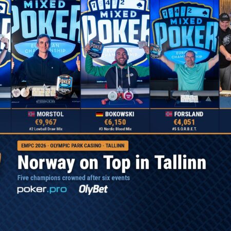 Norway on Top in Tallinn at the 2026 European Mixed Poker Championship