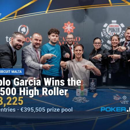 Garcia Wins the High Roller as Main Event Field Builds at WSOP Circuit Malta
