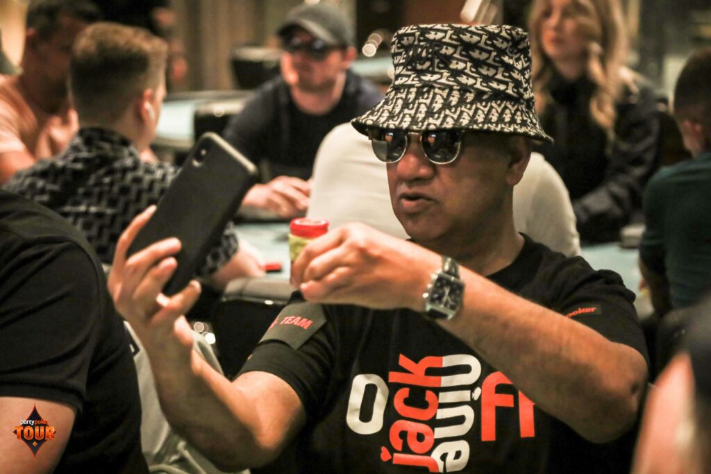 Asif Warris during the 2025 PartyPoker Tour Manchester. Photo: PartyPoker