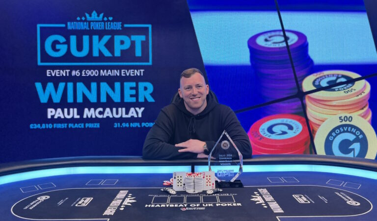 Paul McAulay Keeps GUKPT Edinburgh Trophy at Home