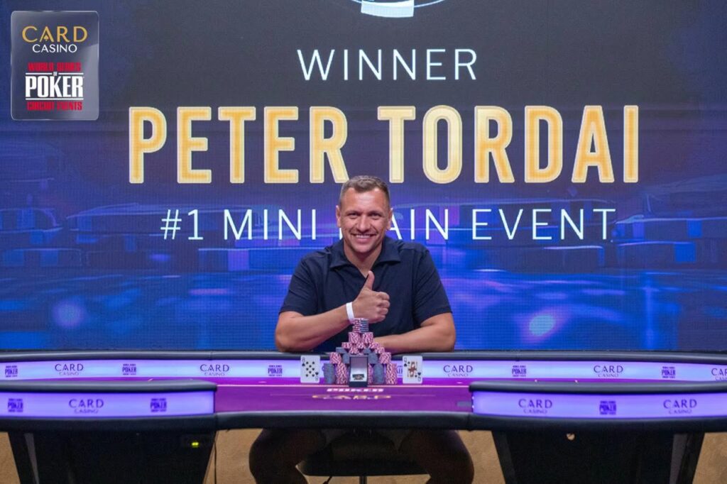 Peter Tordai 2026 WSOP Circuit Bratislava Mini Main Event Ring Win