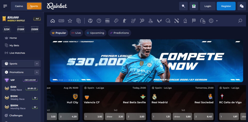 Rainbet Lobby