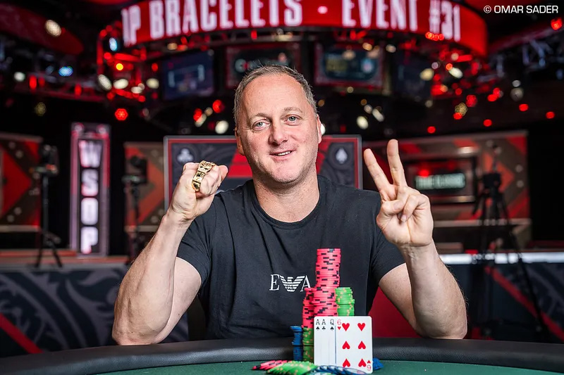 2024 WSOP: Richard Ashby Wins $1,500 Seven Card Stud Event for Second Bracelet
