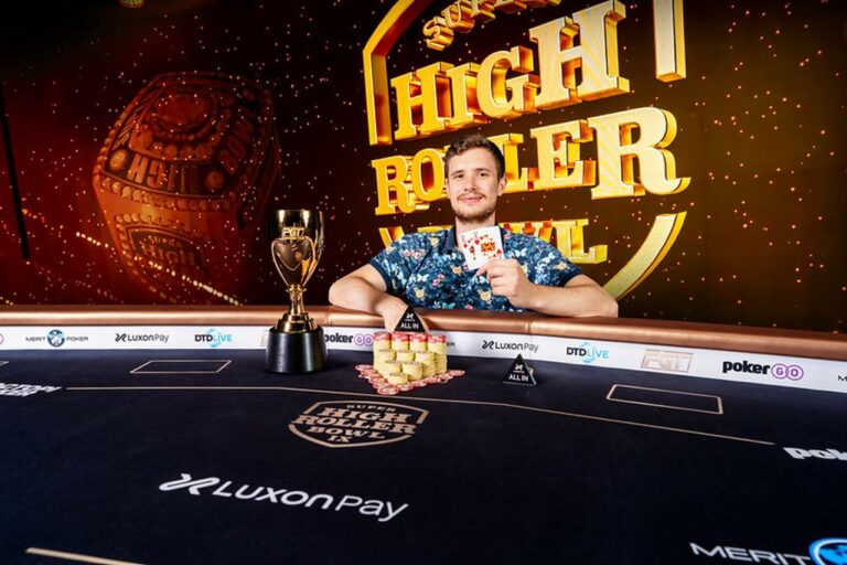 Roman Hrabec's Incredible Year Continues with Victory in Super High Roller Series Event #1