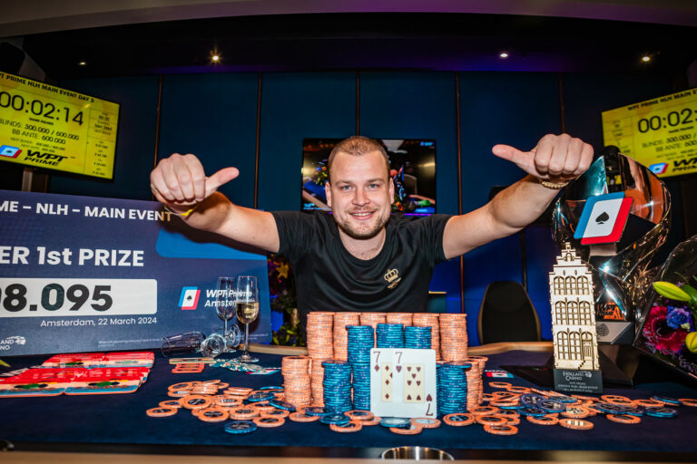 WPT Prime Amsterdam Crown Homegrown Champion Rutger Hennen