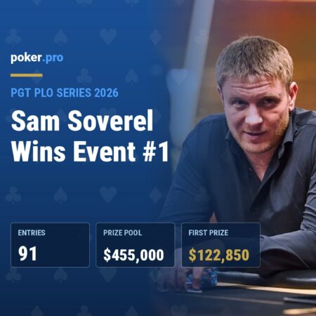 Sam Soverel Wins 2026 PGT PLO Series $5K PLO for $122,850