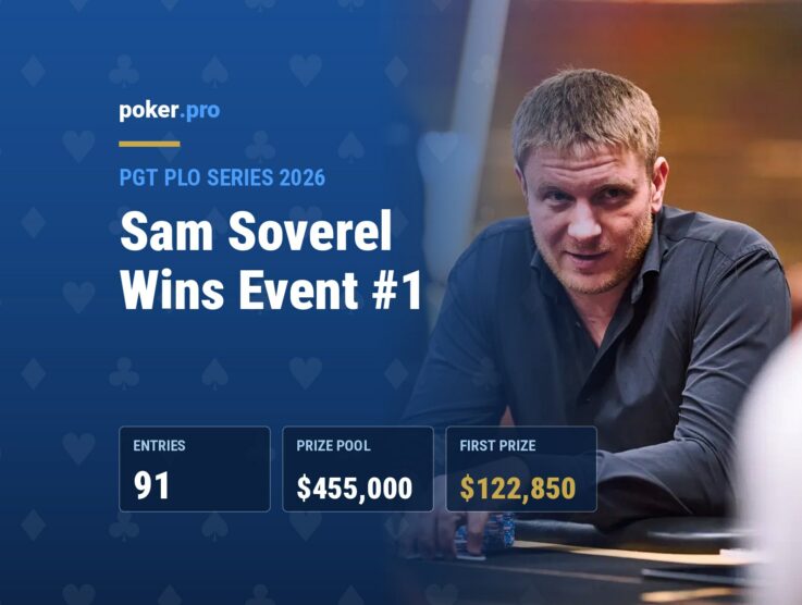 Sam Soverel Wins 2026 PGT PLO Series $5K PLO for $122,850