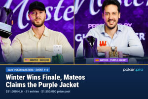Sean Winter Wins 2026 Poker Masters Finale as Adrian Mateos Claims the Purple Jacket