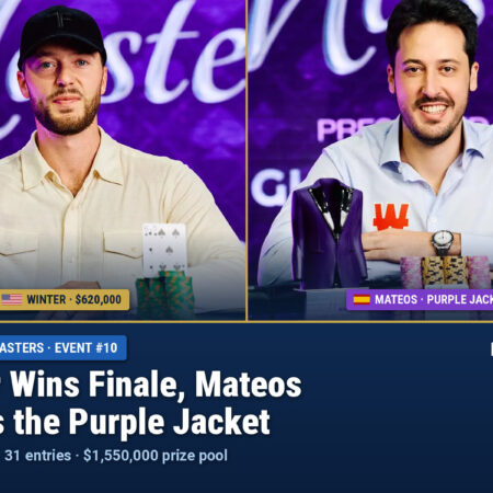 Sean Winter Wins 2026 Poker Masters Finale as Adrian Mateos Claims the Purple Jacket