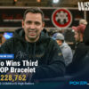 Sergio Aido Claims His Third WSOP Bracelet With a Repeat Win in the $10K GGMillion$ High Rollers