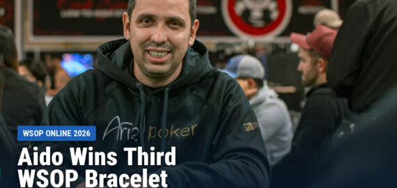 Sergio Aido Claims His Third WSOP Bracelet With a Repeat Win in the $10K GGMillion$ High Rollers