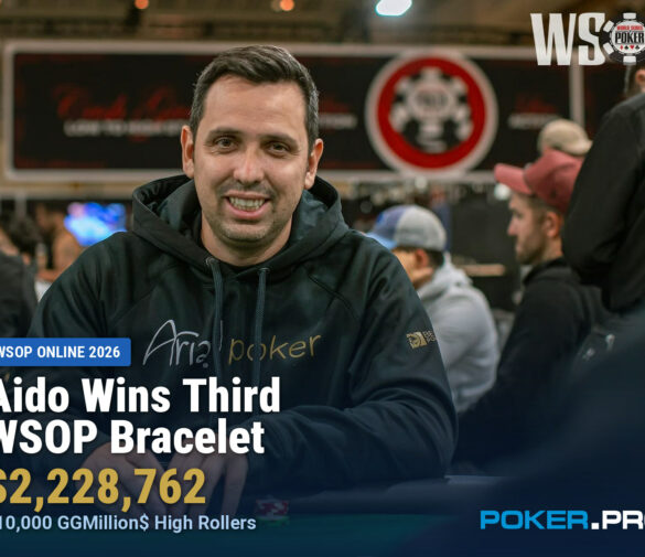Sergio Aido Claims His Third WSOP Bracelet With a Repeat Win in the $10K GGMillion$ High Rollers