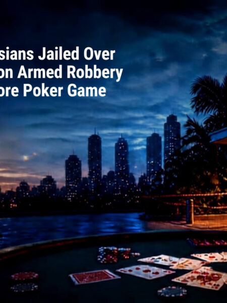 Six Malaysians Jailed Over S$4.9 Million Armed Robbery of Singapore Poker Game — One Suspect Still at Large