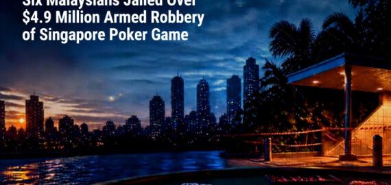 Six Malaysians Jailed Over S$4.9 Million Armed Robbery of Singapore Poker Game — One Suspect Still at Large