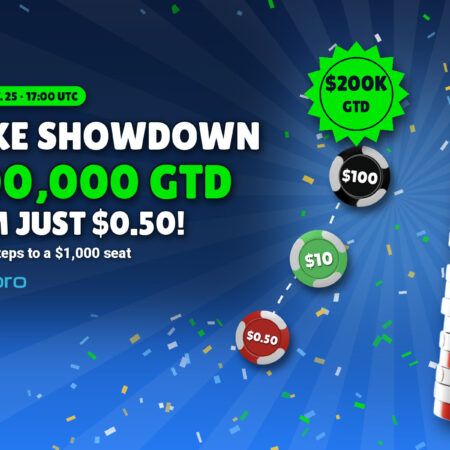 Qualify for the Stake Showdown $200,000 GTD From $0.50 Today