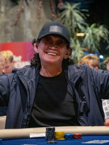 Scotty Nguyen Lights Up Day 2 as Renga and Samuelsson Win and Mark Twin Leads the €555 Main Event Mystery Bounty Final Day