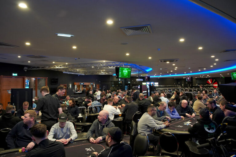 Dusk Till Dawn tournament area during the 2025 Hendon Mob Championship.
