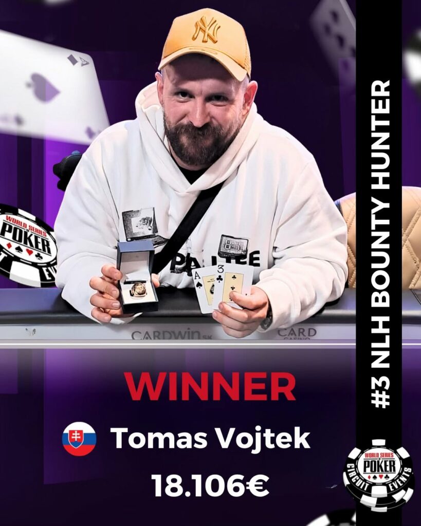 Tomas Vojtek 2025 WSOP Circuit Bratislava