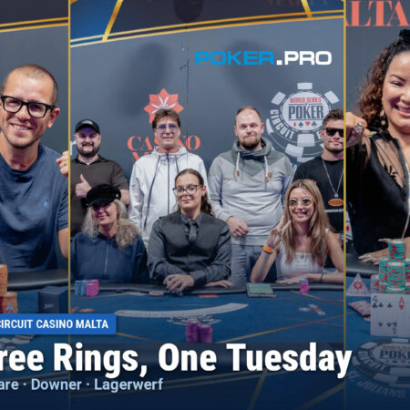 Three Champions, Two Women, Claim Rings on a Full Tuesday at WSOP Circuit Malta