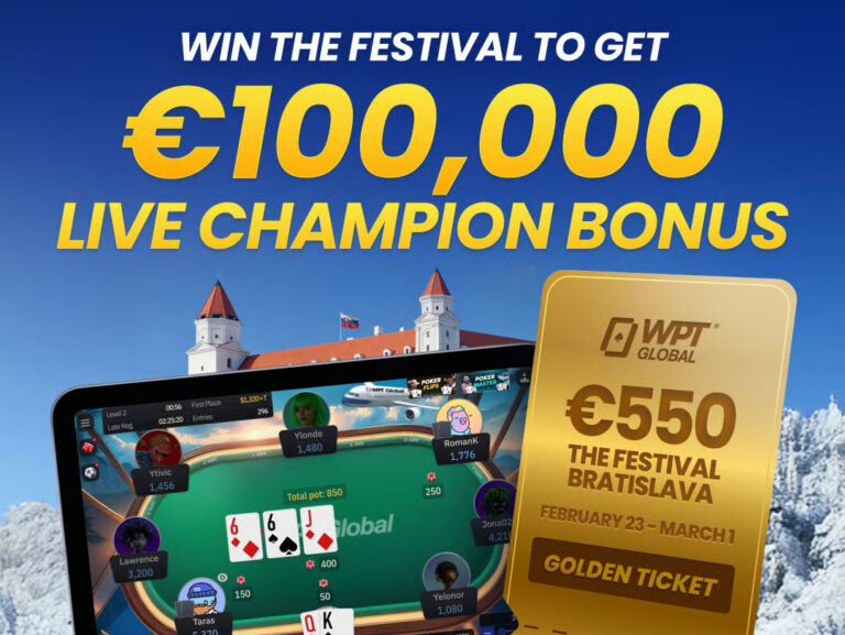WPT Global 2025 The Festival Bratislava €100k Bonus Thumbnail