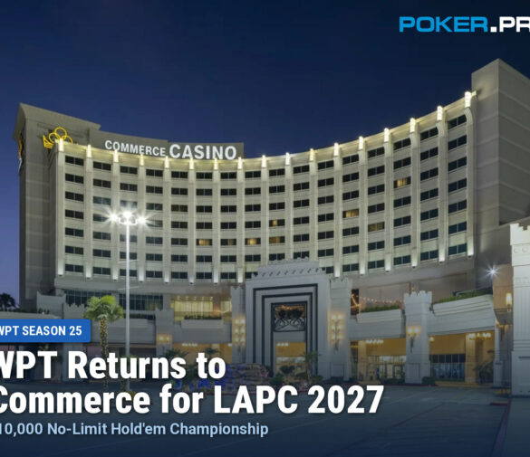WPT Returns to Commerce Casino for the 2027 LAPC Championship