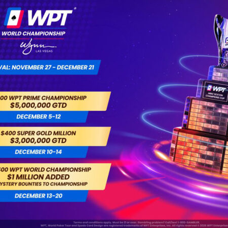 WPT World Championship 2026: $1,000,000 Mystery Bounty Added at Wynn Las Vegas