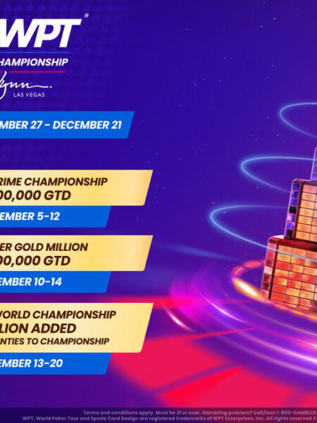 WPT World Championship 2026: $1,000,000 Mystery Bounty Added at Wynn Las Vegas