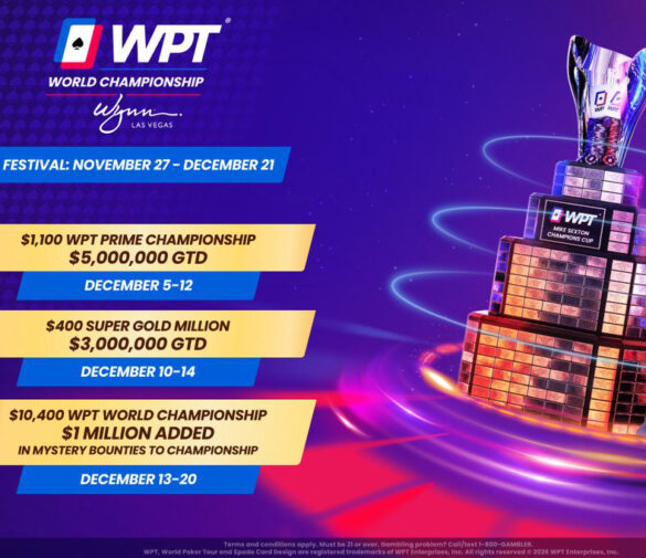 WPT World Championship 2026: $1,000,000 Mystery Bounty Added at Wynn Las Vegas