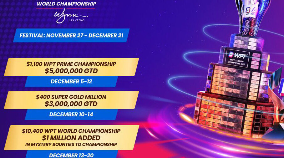 WPT World Championship 2026: $1,000,000 Mystery Bounty Added at Wynn Las Vegas