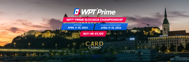 World Poker Tour Heads to Bratislava for WPT Prime Slovakia Festival