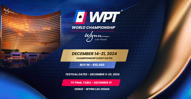 WPT World Championship Returns to Wynn Las Vegas for a Grand Finale in 2024