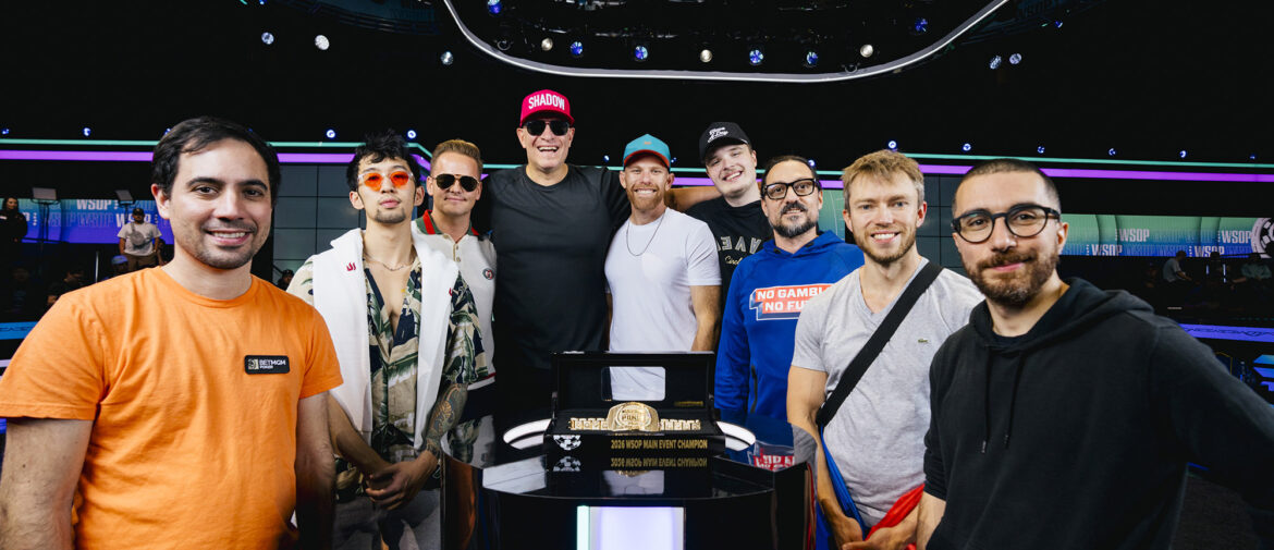 These are the Final Nine Players in the 2026 World Series of Poker Main Event… One Will Win $10,000,000