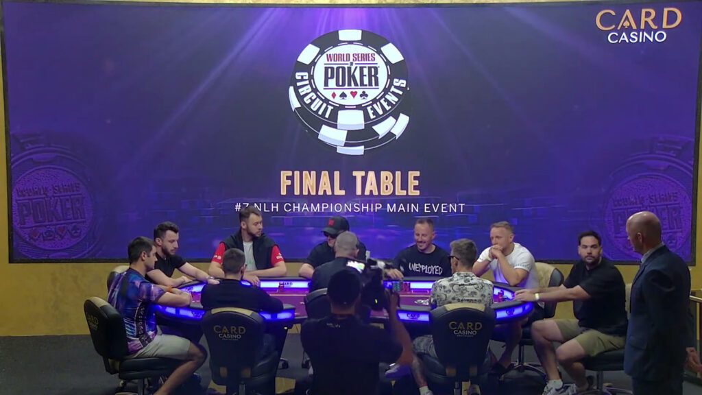2026 WSOP Circuit Bratislava Main Event Final Table