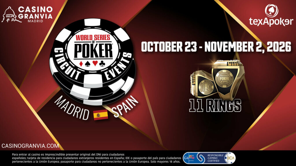 2026 WSOP Circuit Madrid Banner
