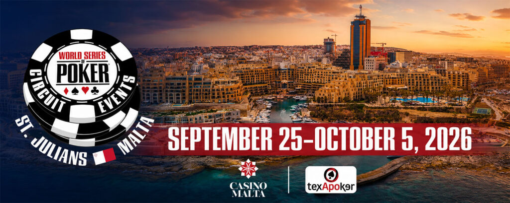 2026 WSOP Circuit Malta Banner