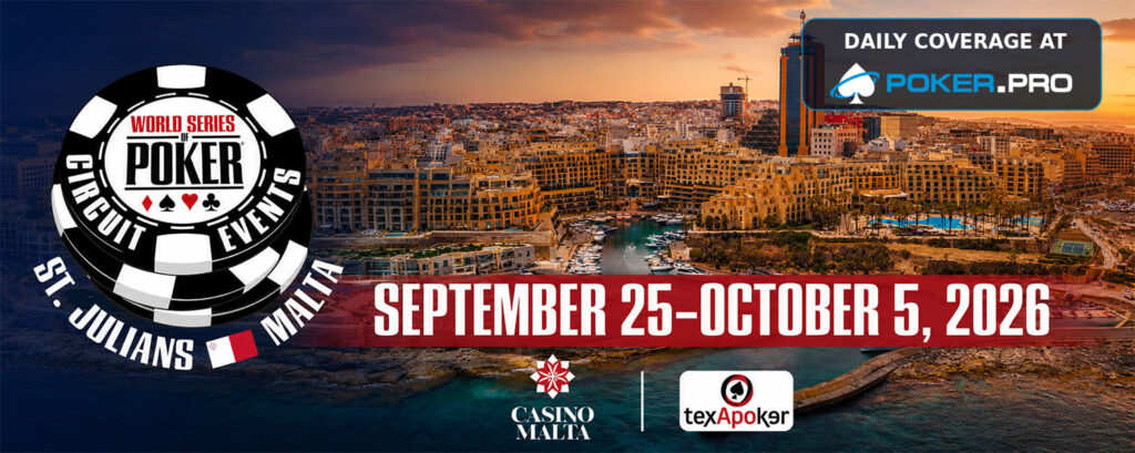 2026 WSOP Circuit Malta Daily Coverage