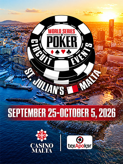 2026 WSOP Circuit Malta Homepage