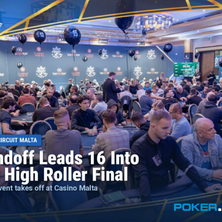 Karl Sandoff Leads 16 Into the High Roller Final as the WSOP Circuit Malta Main Event Takes Off