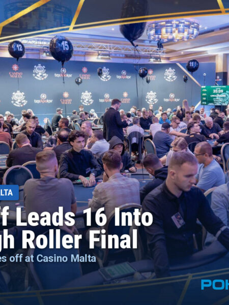 Karl Sandoff Leads 16 Into the High Roller Final as the WSOP Circuit Malta Main Event Takes Off