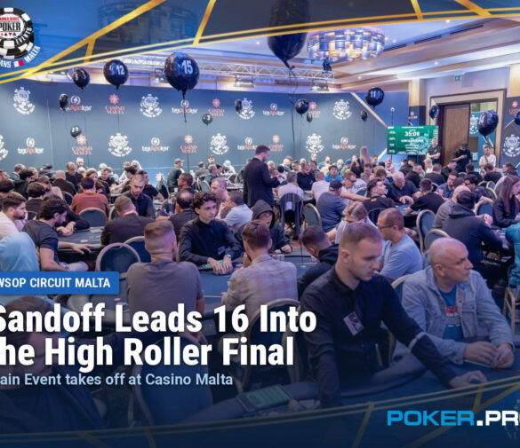 Karl Sandoff Leads 16 Into the High Roller Final as the WSOP Circuit Malta Main Event Takes Off