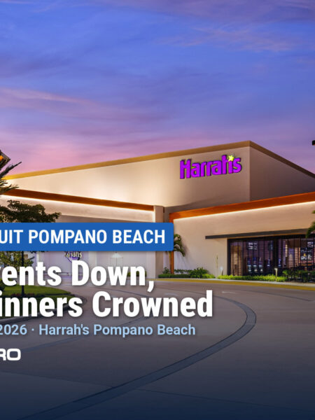 Five Events Down, Five Winners Crowned at WSOP Circuit Pompano Beach