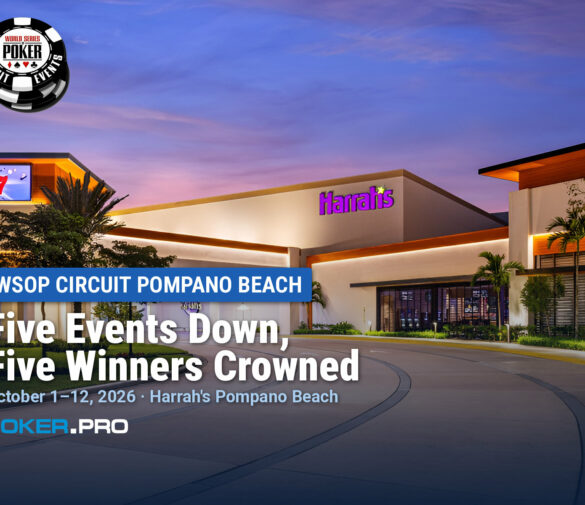 Five Events Down, Five Winners Crowned at WSOP Circuit Pompano Beach