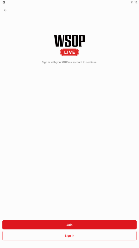 WSOP Live App Tallinn