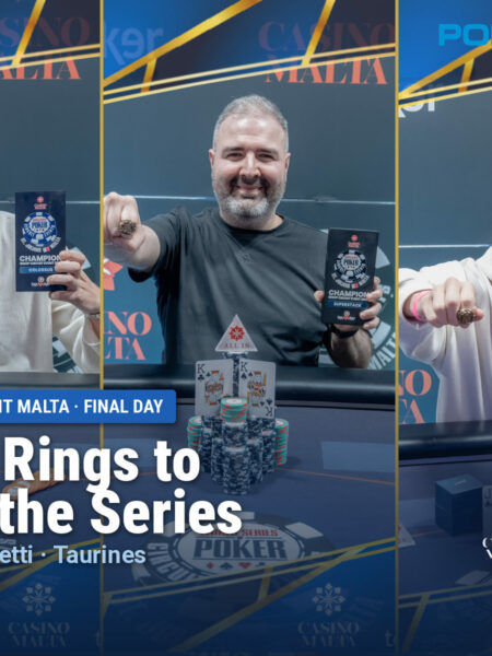 Three Final Rings Close Out the Inaugural WSOP Circuit Malta