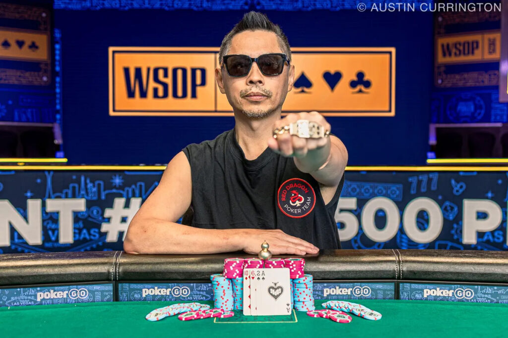 Xixiang Luo 2025 WSOP Event #24: $1,500 Pot-Limit Omaha Double Board Bomb Pot Winner